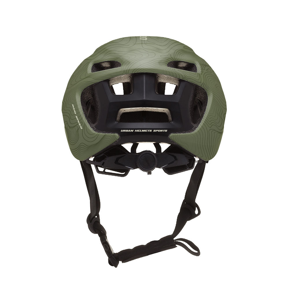 Capacete Urban Sports Bari Speed Verde Selva